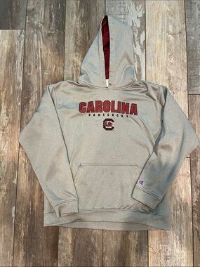 Champion Gray and Garnet Carolina Gamecock Hoodie